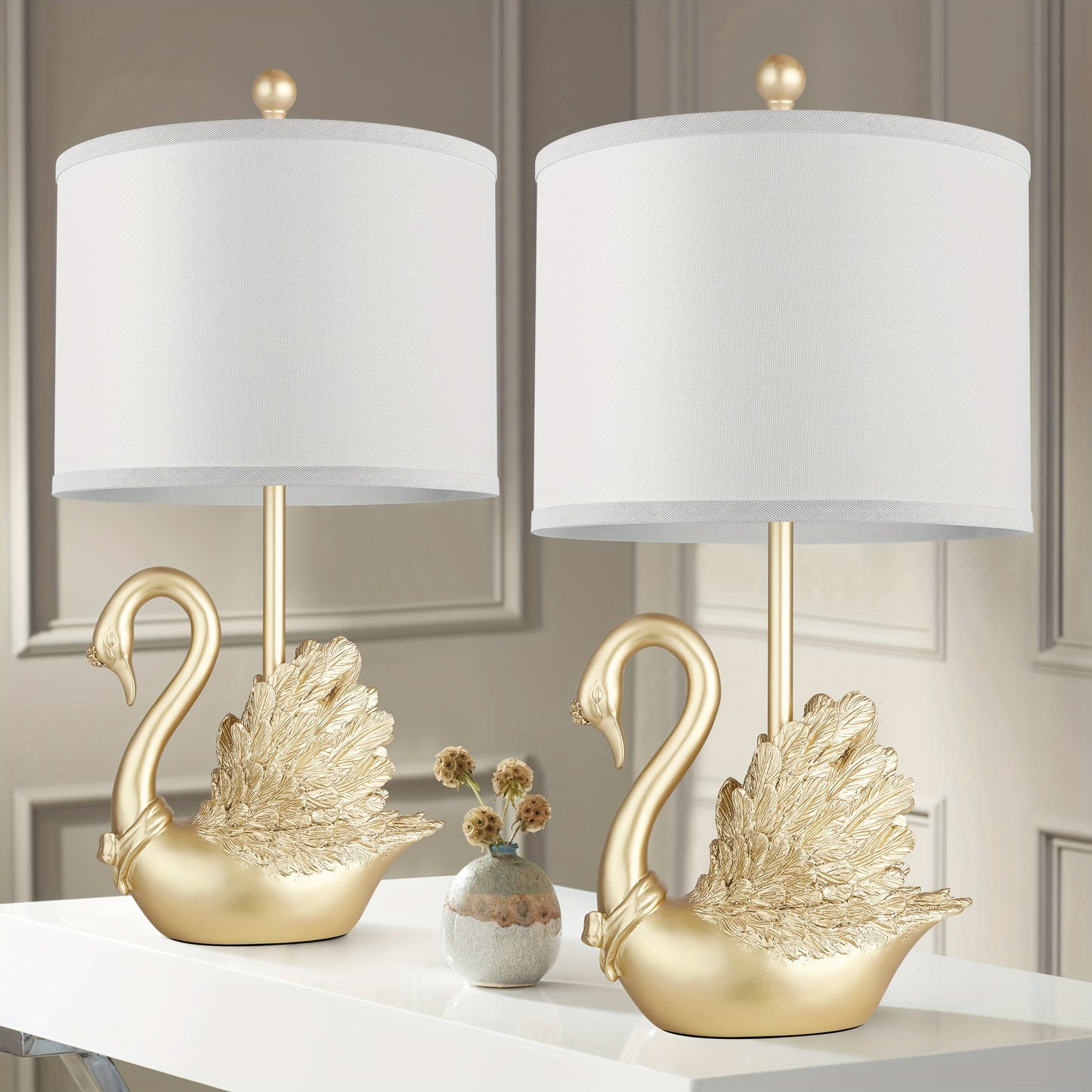 Swan Lamps